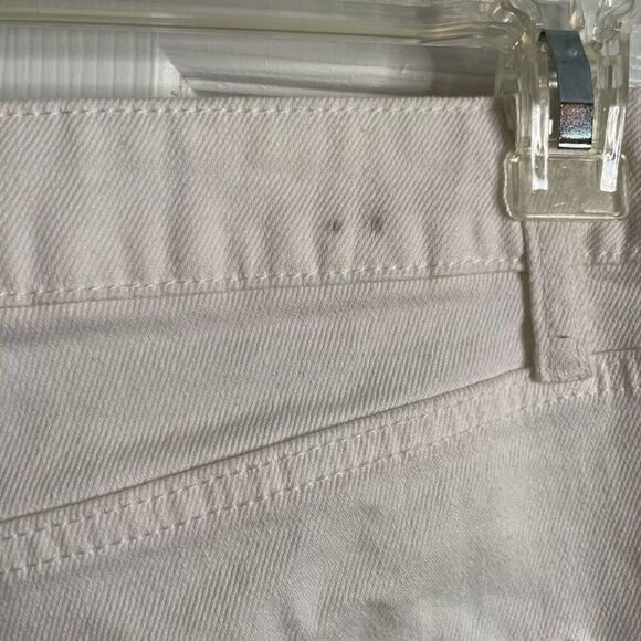 AFRM Womens Heston Jean 26 Bright White High Rise High Waisted Straight Leg - Picture 7 of 8